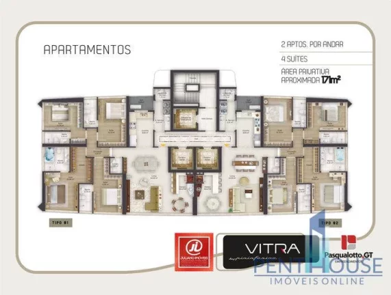Imagem Apartamento Zona Central para Venda em Balneário Camboriú, CENTRO, 4 dormitórios, 4 suítes, 5 banheiros, 2 vagas