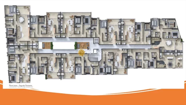 Imagem Pérola do Mar Apartamento novo 3 suítes frente avenida Praia Bombinhas SC