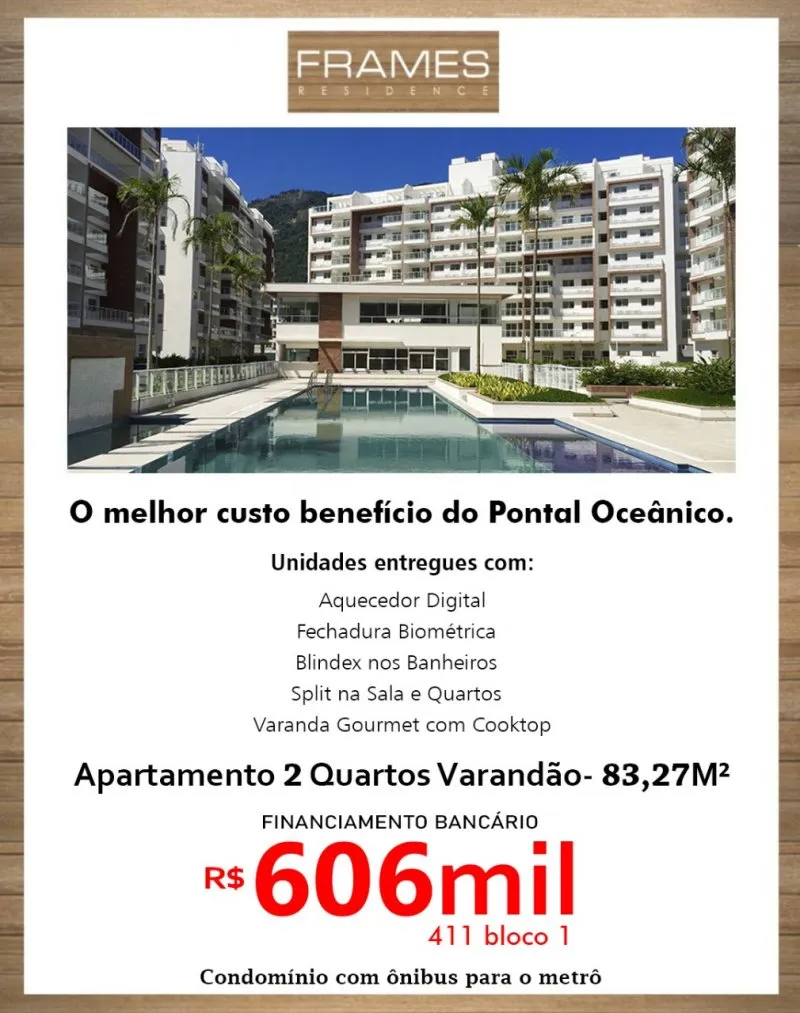 Imagem Apartamento a Venda no bairro Recreio dos Bandeirantes - Rio de Janeiro, RJ