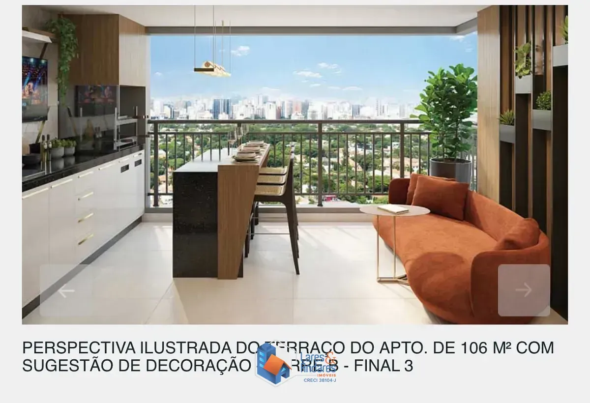 Imagem Apartamento para venda em City América com 3 quartos, sendo 1 suíte, 106.71m²