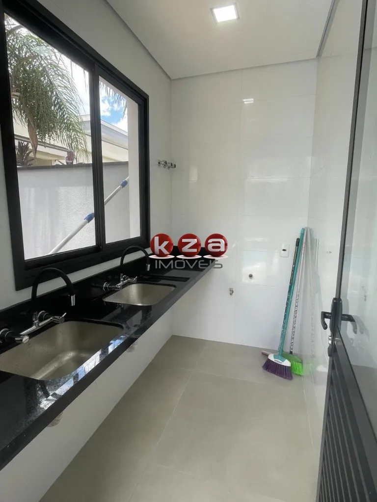 Imagem Casa de Luxo em Condomínio: 3 Quartos, 3 Suites, 3 Salas - Campinas-SP, Condomínio Residencial Luzern Swiss Park - 200m²