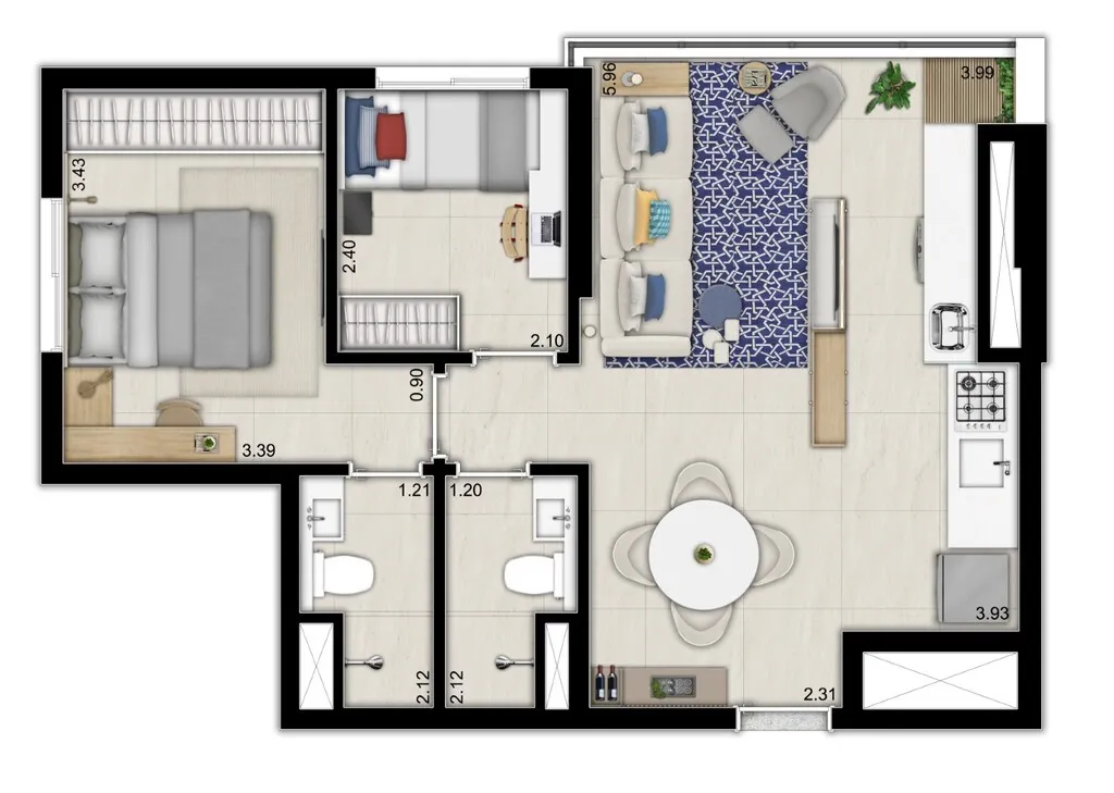 Imagem Versos Ipiranga - NR - Apartamento à venda no bairro Ipiranga - São Paulo/SP