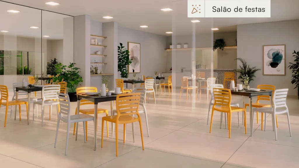 Imagem Apartamento à venda em Diadema-SP, bairro Piraporinha! 2 quartos, 1 banheiro, 43m² de área no Condomínio Sou Viver Milão.