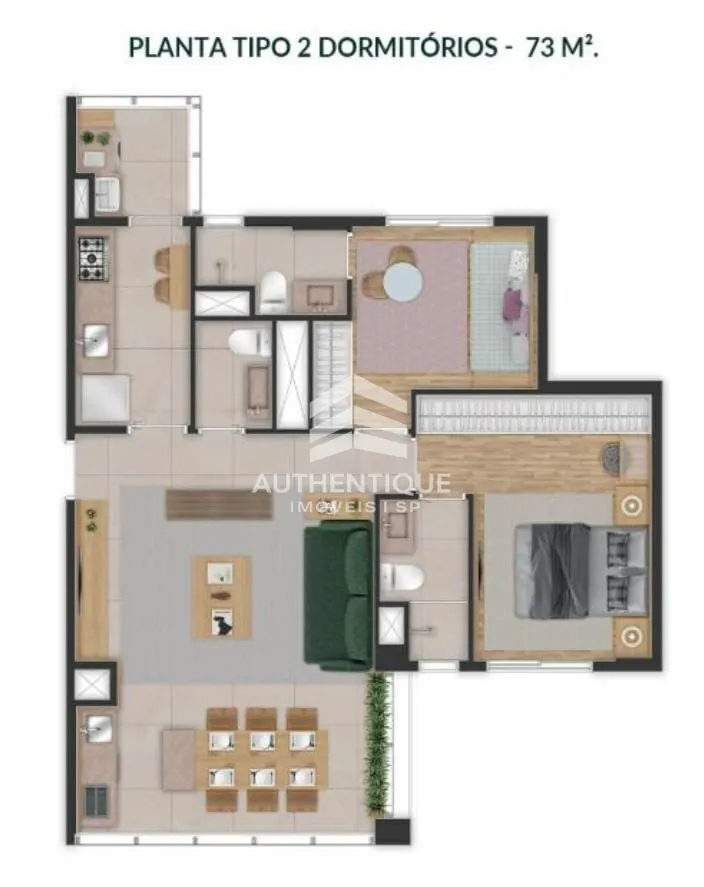 Imagem ALL CAMPO BELO - Apartamento no bairro Campo Belo à venda