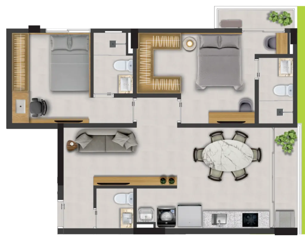 Imagem Apartamento à venda no bairro Vila Rosa - Goiânia/GO