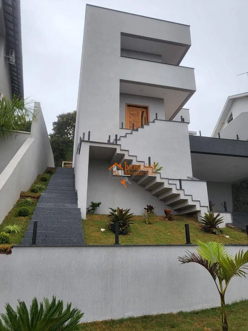 Imagem Sobrado com 3 dormitórios, 350 m² - venda por R$ 3.200.000,00 ou aluguel por R$ 18.000,00/mês - Jardim Imperial Hills III - Arujá/SP