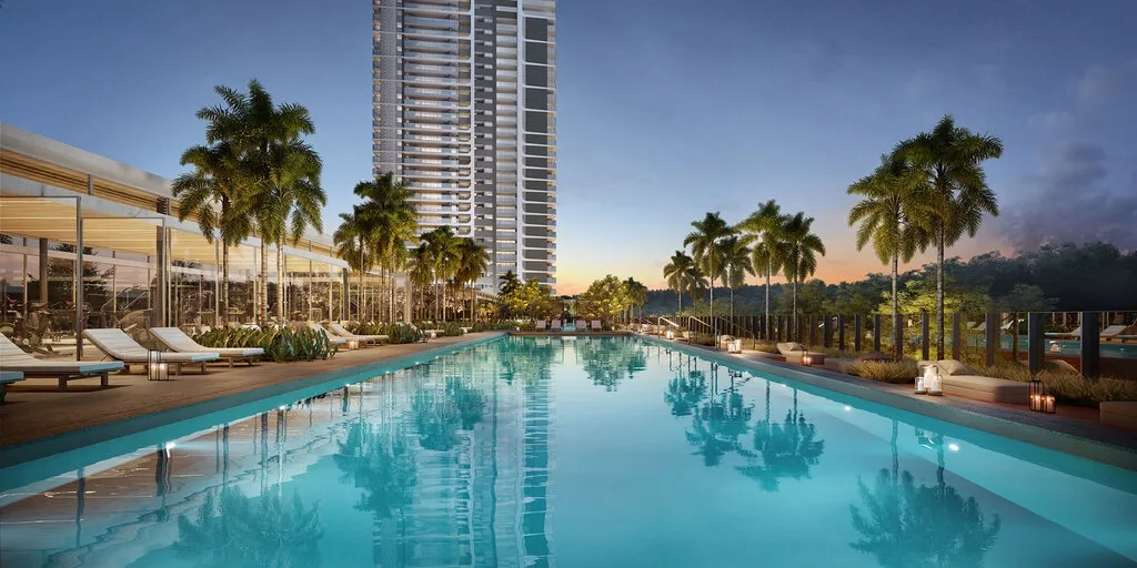 Imagem Área residencial em 44 mil m² de terreno, composta de 5 Torres de alto padrão, lazer completo, e ...