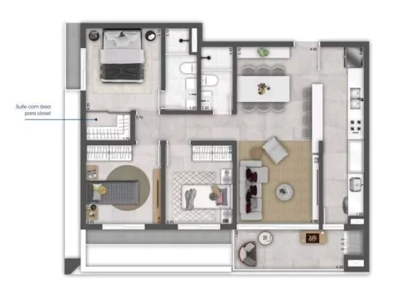 Imagem Gaia Atlântida - Residencial - Apartamento à venda no bairro Centro - Xangri-Lá/RS