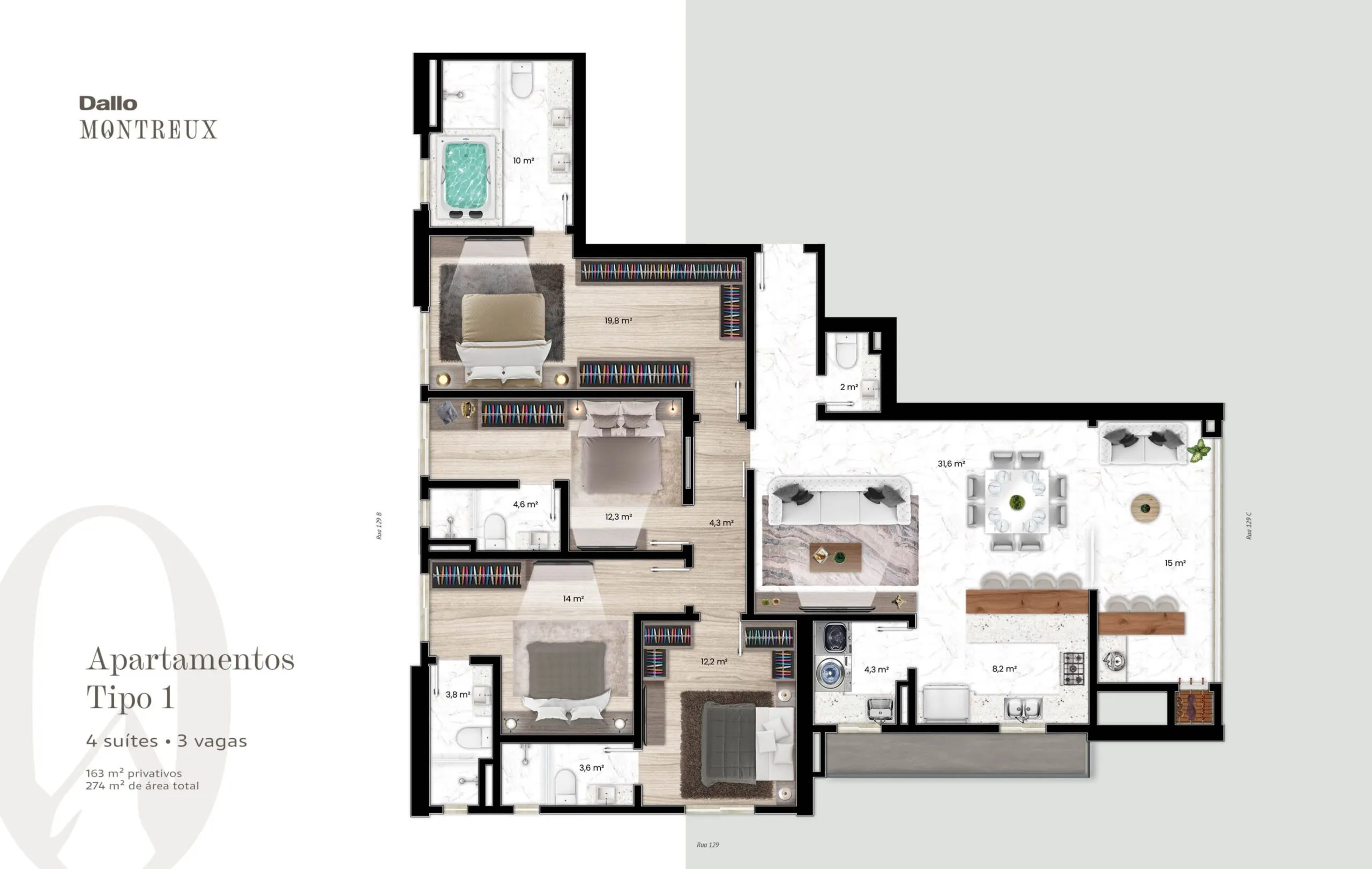 Imagem Apartamento à venda com 165m2 por R$ 3.790.000,00