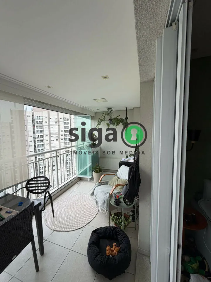 Imagem Apartamento 96m² com 2 quartos, 1 suíte, 2 vagas e varanda gourmet