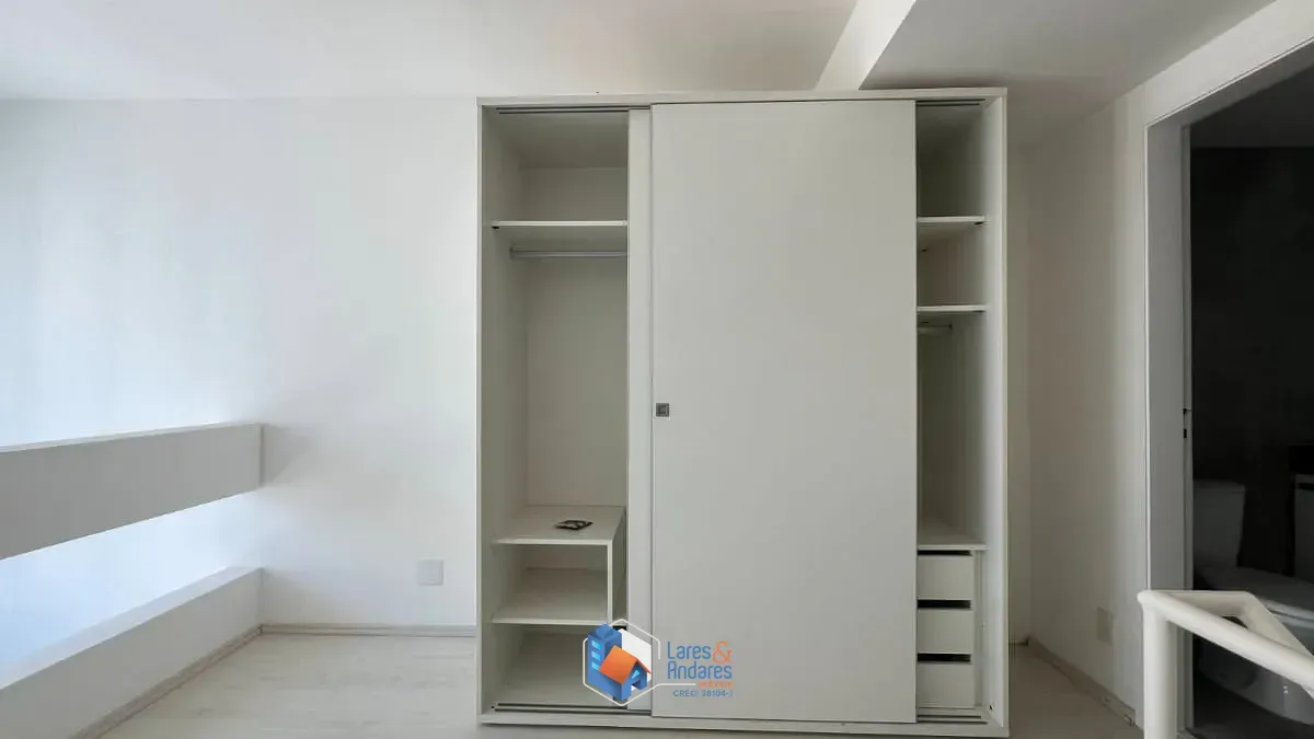 Imagem Duplex para venda e locação em Indianópolis com 1 quarto, sendo 1 suíte, 45m²