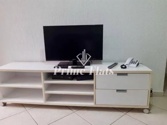 Imagem Flat disponível para locação no Condomínio Moema Top Life com 36m², 1 dormitório e 1 vaga