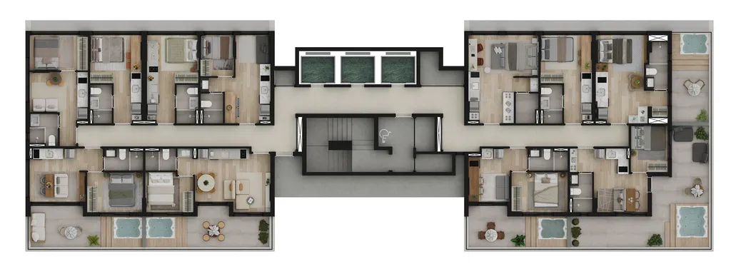 Imagem Imperdível: Apartamento à venda em Curitiba-PR, no Rebouças, 1 quarto, 1 banheiro, 22,80 m² de área!