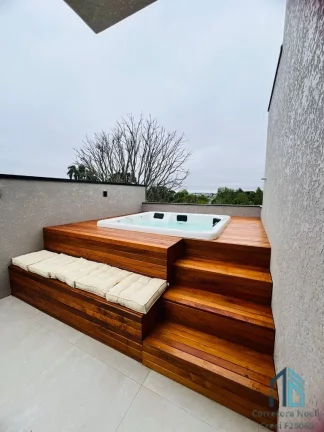 Imagem Sobrado 270 m2, com terraço, 03 quartos c/suíte, 03 vagas no Pinheirinho Curitiba PR