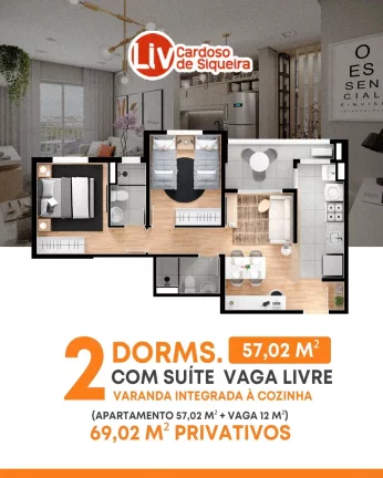 Imagem Apartamento com 3 Dormitorio(s) localizado(a) no bairro Vila Oliveira em Mogi das Cruzes / Mato Grosso do Sul Ref.:DE611