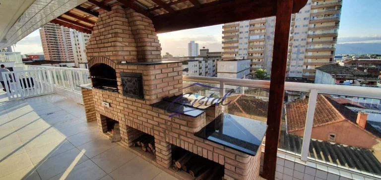 Imagem Apartamento com 1 dormitório à venda, 92 m² por R$ 480.000 - Tupi - Praia Grande/SP