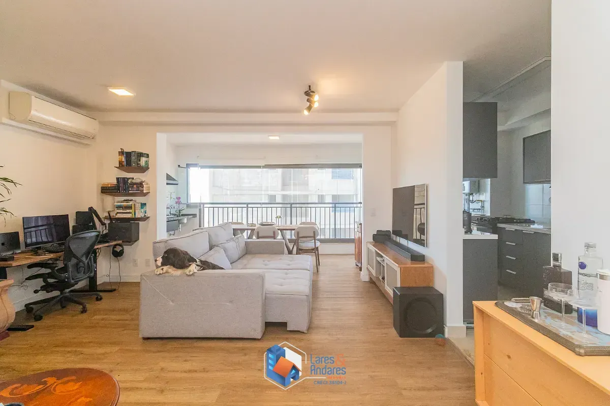 Foto do imóvel Apartamento para venda em Chácara Santo Antônio (Zona Sul) com 2 quartos, sendo 2 suítes, 77m² em Rua Fernandes Moreira