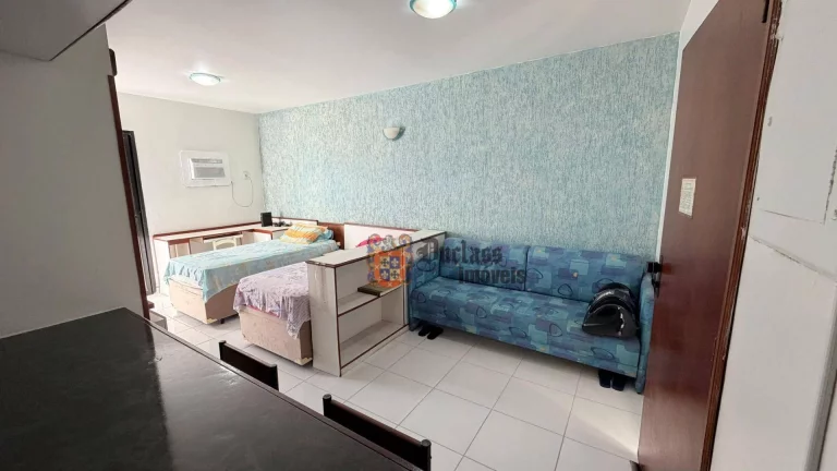 Imagem Flat com 1 dormitório à venda, 50 m² por R$ 200.000 - Centro - São Vicente/SP