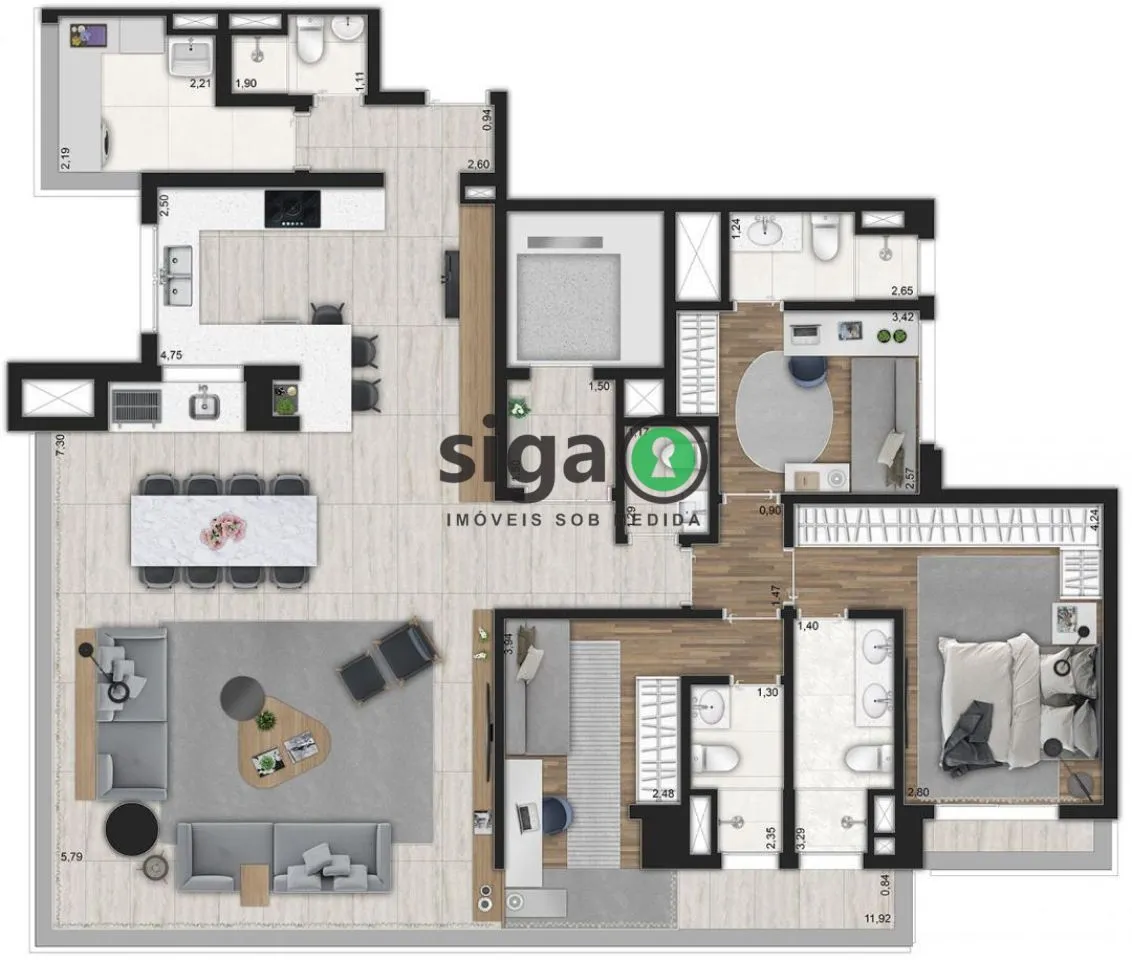 Imagem Apartamento para venda em Moema, São Paulo - SP