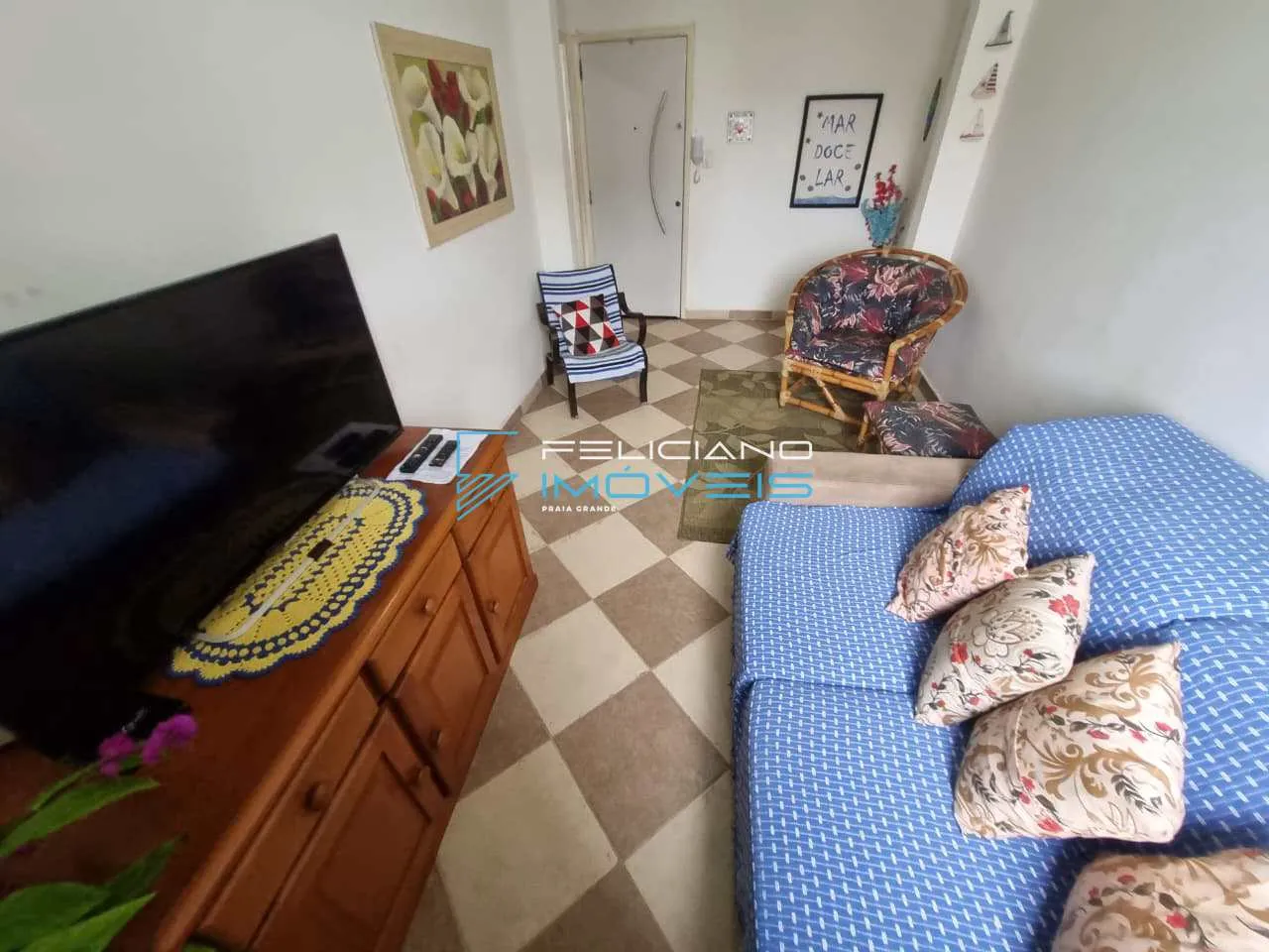 Imagem Apartamento com 1 quarto, Ocian, Praia Grande - R$ 265 mil, Cod: 7560
