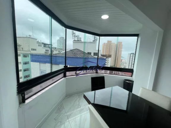 Imagem Apartamento Duplex com 4 dormitórios à venda, 224 m² por R$ 1.900.000,00 - Ponta da Praia - Santos/SP