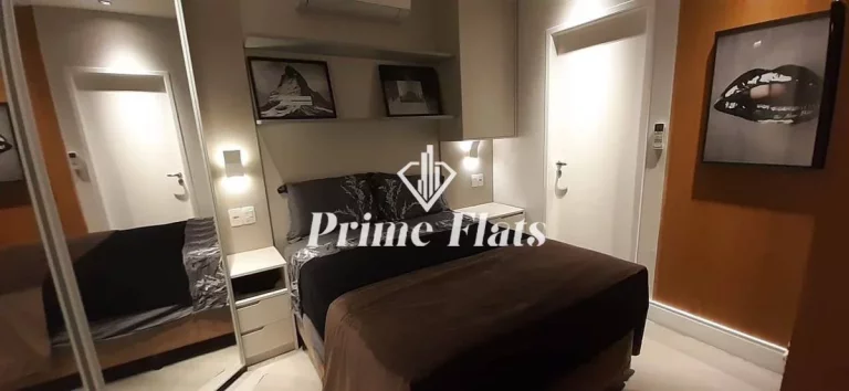 Foto do imóvel Flat disponível para locação no FL Residence, com 65,30m², 1 dormitório e 2 vagas de garagem em Rua Elvira Ferraz