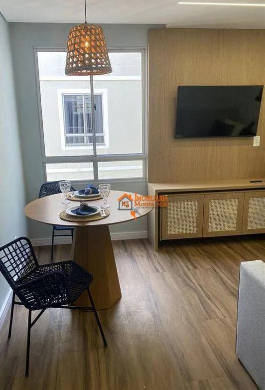 Imagem Apartamento com 2 dormitórios à venda, 47 m² por R$ 330.000 - Vila Alzira - Guarulhos/SP