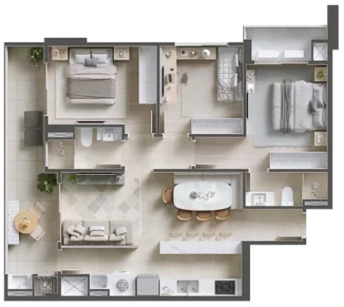 Imagem Salt Praia Brava - Apartamento à venda no bairro Praia Brava de Itajaí - Itajaí/SC