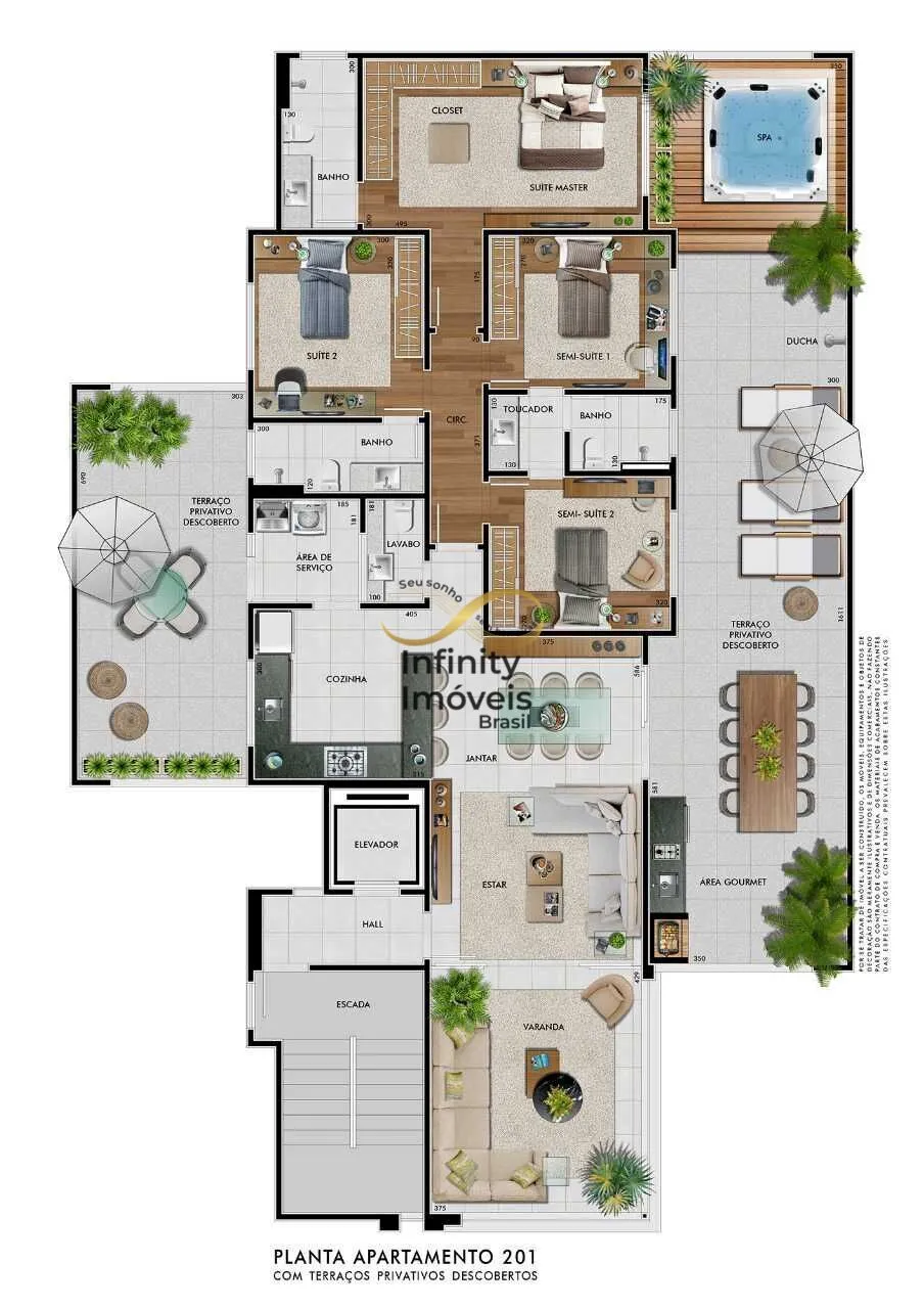 Imagem Castello di Monterone - Apartamento Com área externa em Castelo, Belo Horizonte/MG