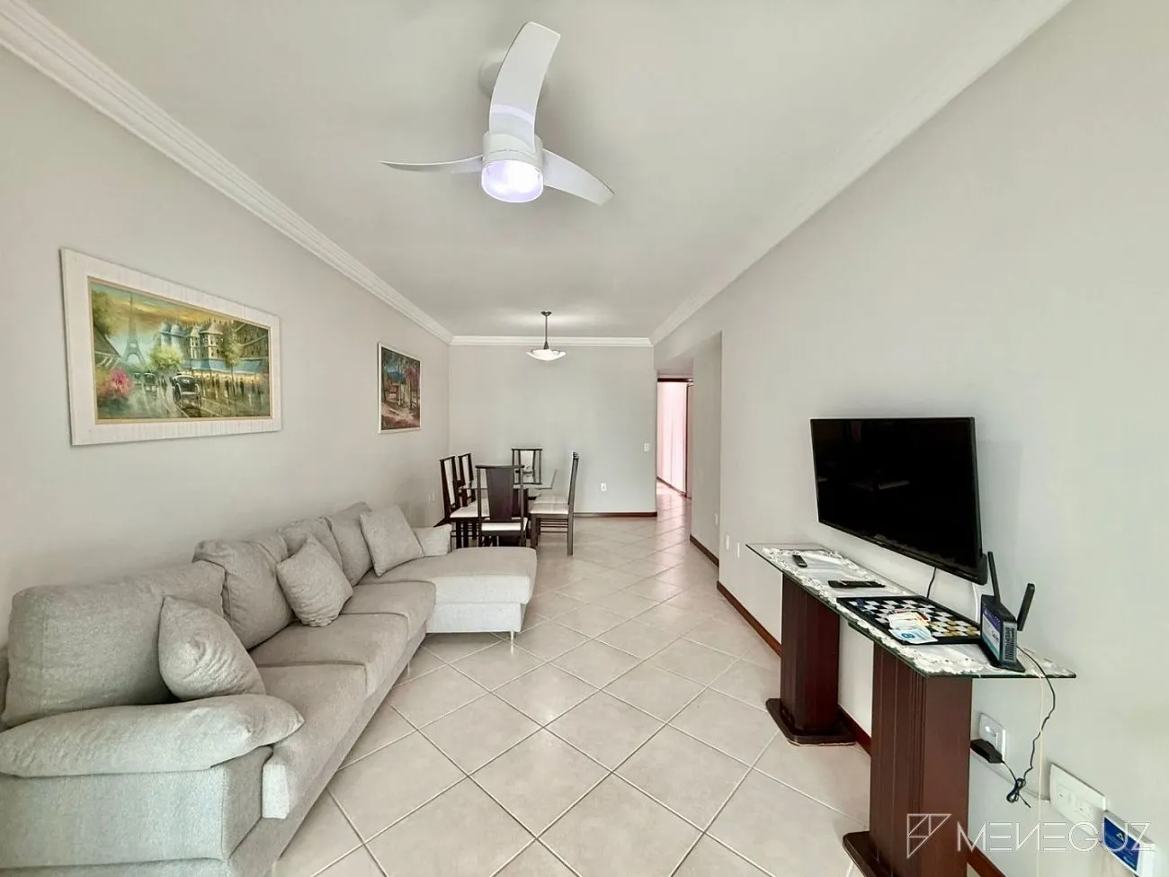 Imagem Apartamento 3 Quartos frente mar mobiliado.