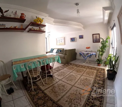 Imagem Apartamento 02 Quartos de fundos em prédio a beira mar.