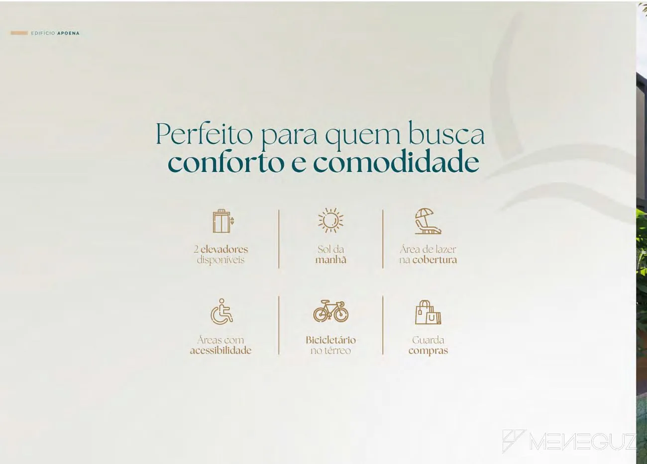 Imagem Apoena - Empreendimento de 2 quartos na Bacutia, Enseada Azul