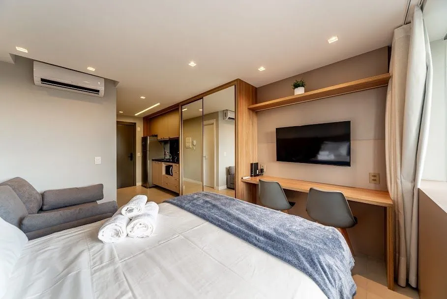 Imagem Loft no Condomínio Carlos Gomes Square no bairro Três Figueiras