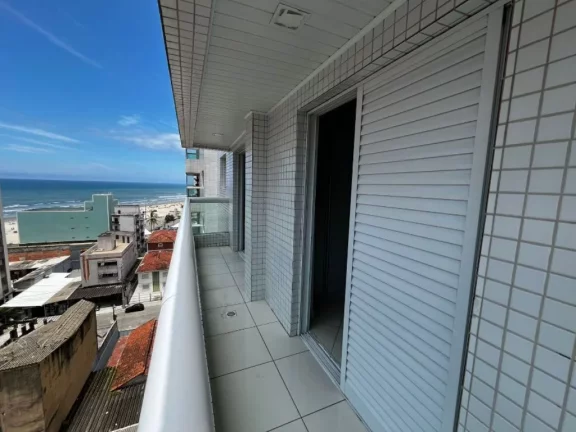 Imagem Apartamento com 3 dormitórios sendo uma suíte - vista para o mar, 129 m² por R$ 900.000 - Ocian - Praia Grande/SP