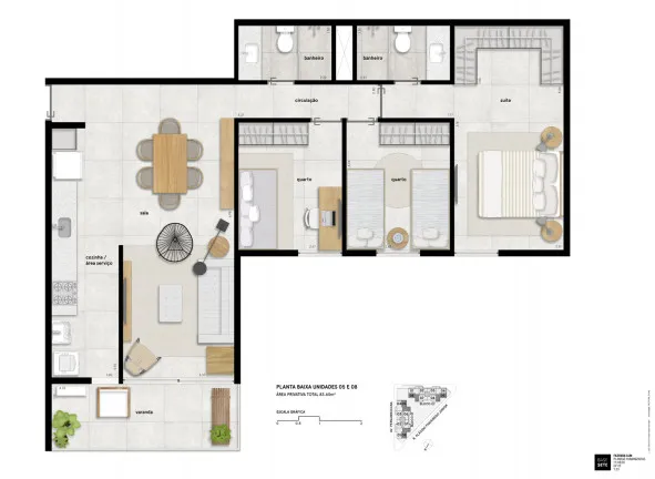 Imagem Apartamento com 3 Quartos à Venda, 85 m² em Coelho da Rocha - São João de Meriti