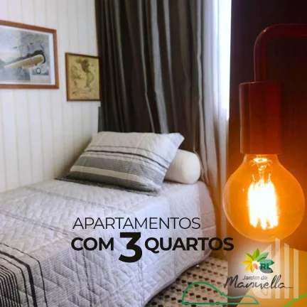 Imagem Apartamento novo e pronto para morar, 3 dormitórios à venda por R$ 391.573,50 - Condomínio JARDIM DE MANUELLA - Recanto das Palmeiras - Teresina/PI