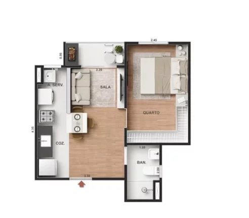 Imagem APARTAMENTO RESIDENCIAL em Rio de Janeiro - RJ, Pechincha
