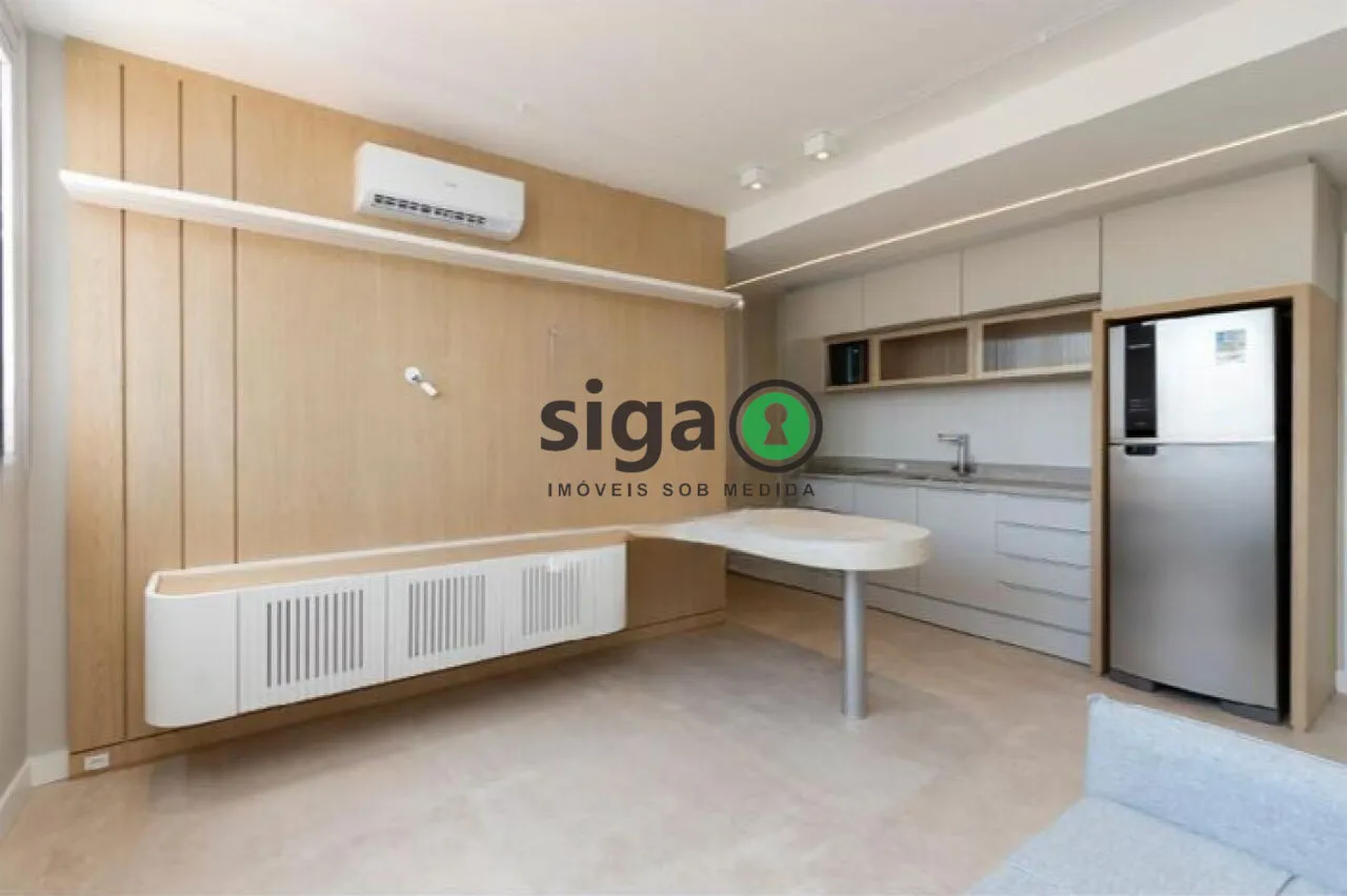 Imagem Apartamento á venda 38m² com 1 quarto, 1 vaga localizado no eixo Berrini x Chucrizaidan.