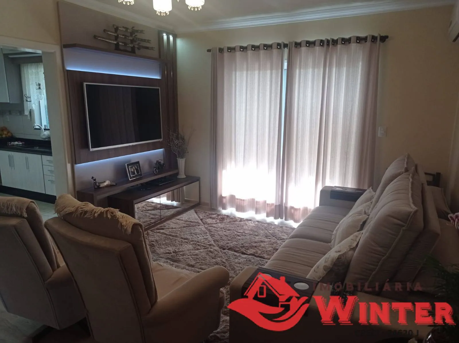 Imagem Apartamento totalmente mobiliado de 3 quartos no bairro Matiel, Feliz.