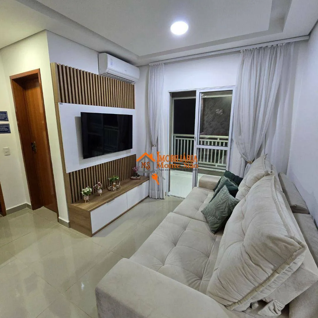 Imagem Apartamento com 2 dormitórios à venda, 59 m² por R$ 470.000 - Vila Nova Bonsucesso - Guarulhos/SP