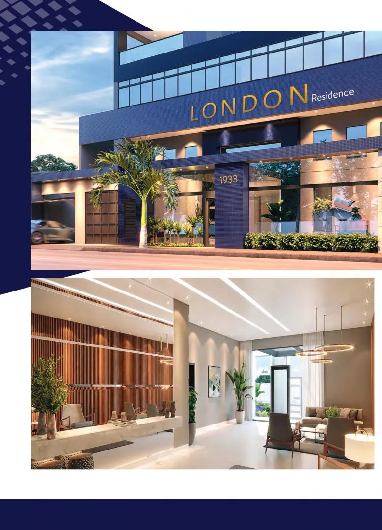 Imagem Lançamento: Apartamento no EDIFÍCIO LONDON RESIDENCE no Bairro Coqueiral em Cascavel - 178.63m² com portaria 24h