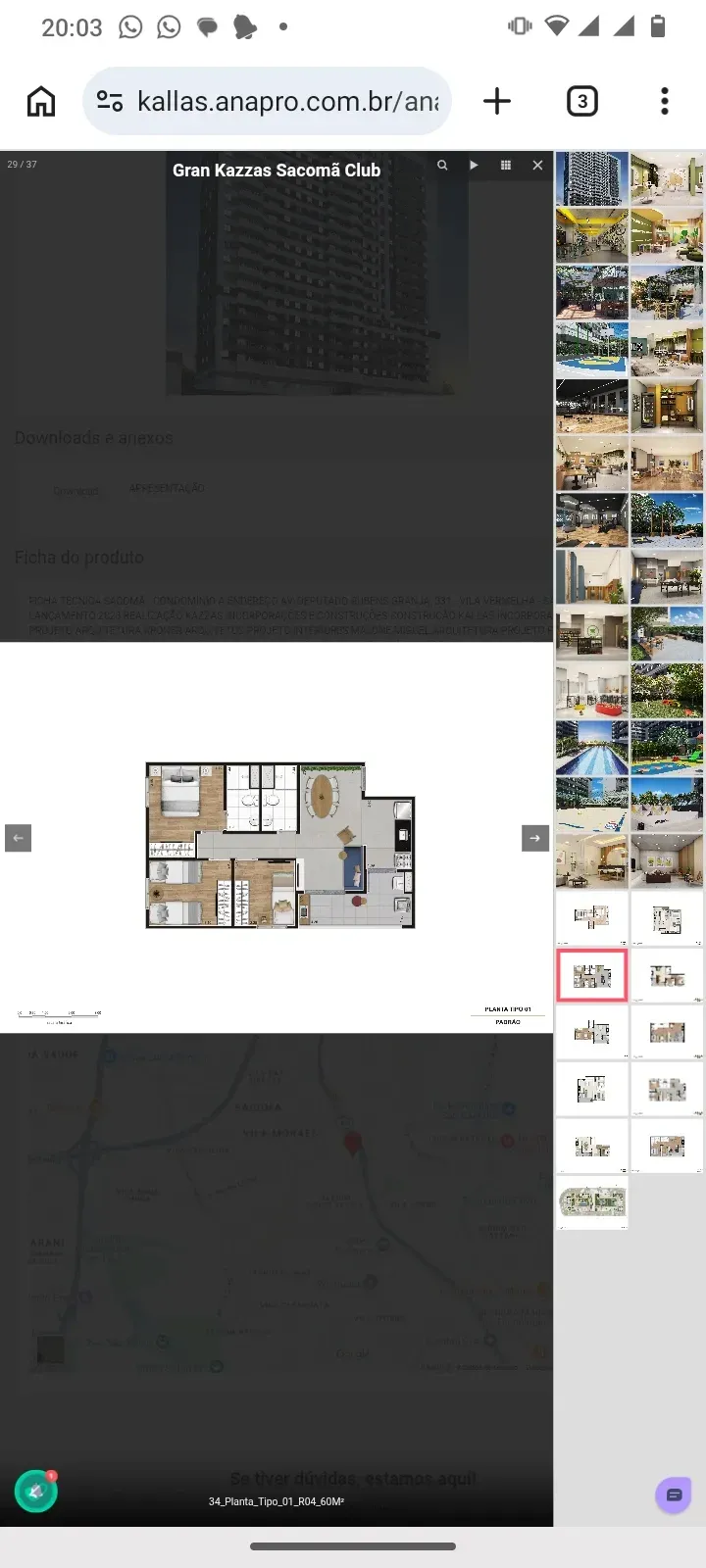 Imagem Apartamento com 3 Quartos à Venda, 60 m² em Vila Vermelha - São Paulo