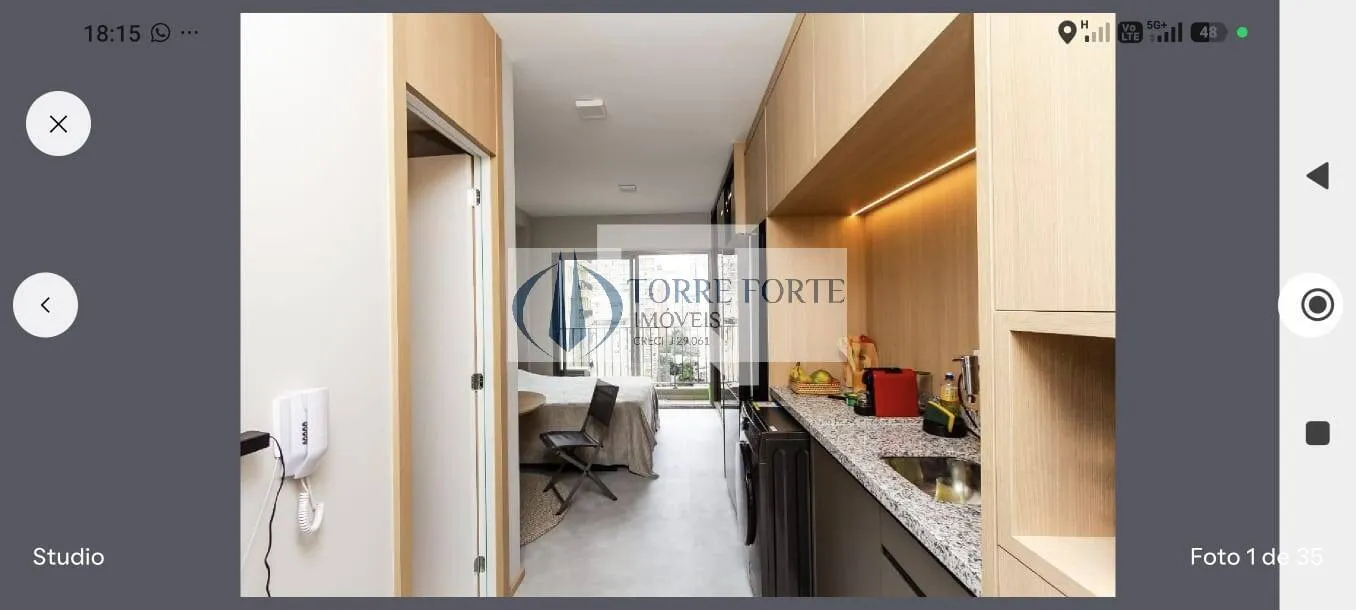 Imagem Ótimo apartamento, 25 m² mobiliado, bem localizado na Vila Nova Conceição