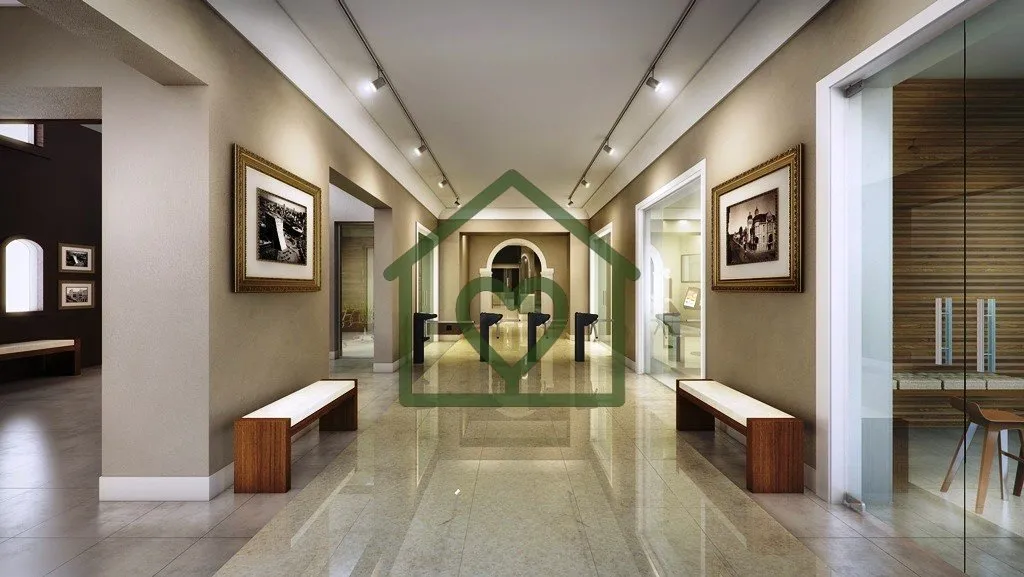 Imagem Um empreendimento comercial que celebra a arquitetura do passado e do futuro de Porto Alegre, projet...