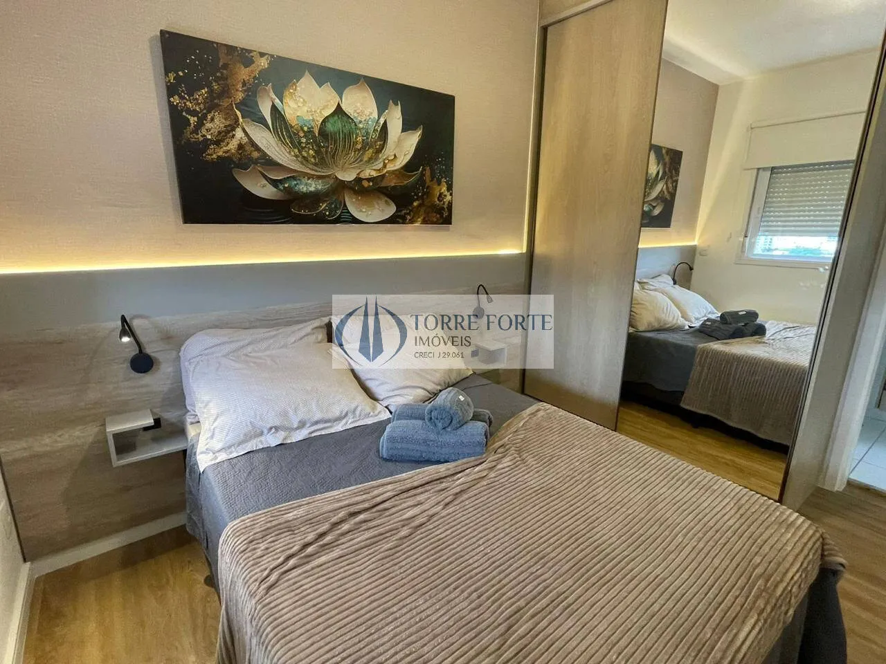Imagem Ótimo apartamento, 62 m² 2 dormitórios sendo 1 suíte 1 vaga, todo mobiliado