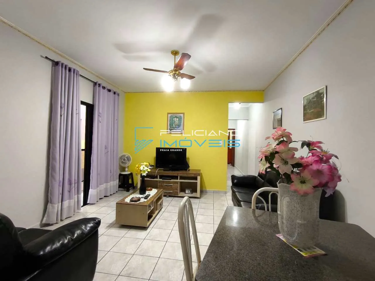Imagem Apartamento com 2 quartos, Guilhermina, Praia Grande - R$ 450 mil, Cod: 7432