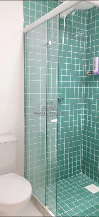Imagem Ap 2 quartos, suíte, andar alto, vista pro mar, armários, lazer, 1 vaga