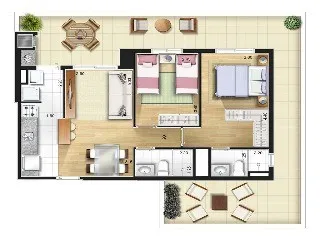 Imagem Edifício Stare Lorenzini Campestre Santo André, apartamento no bairro Campestre em Santo André