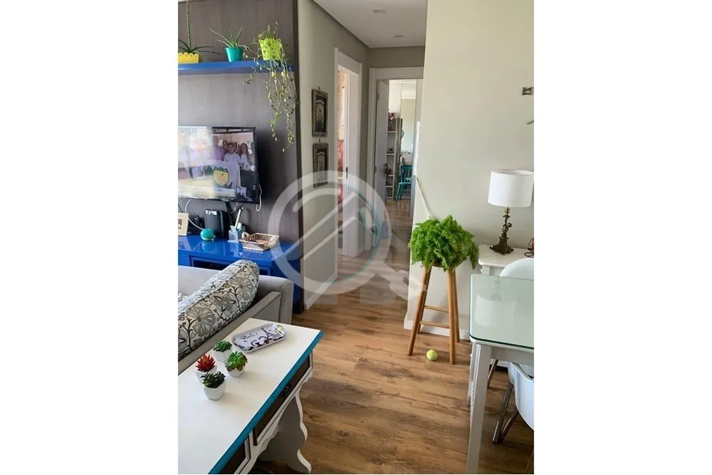 Apartamento com 02 quartos (01 suíte), living, cozinha com churrasqueira, área de serviço e vaga ...
