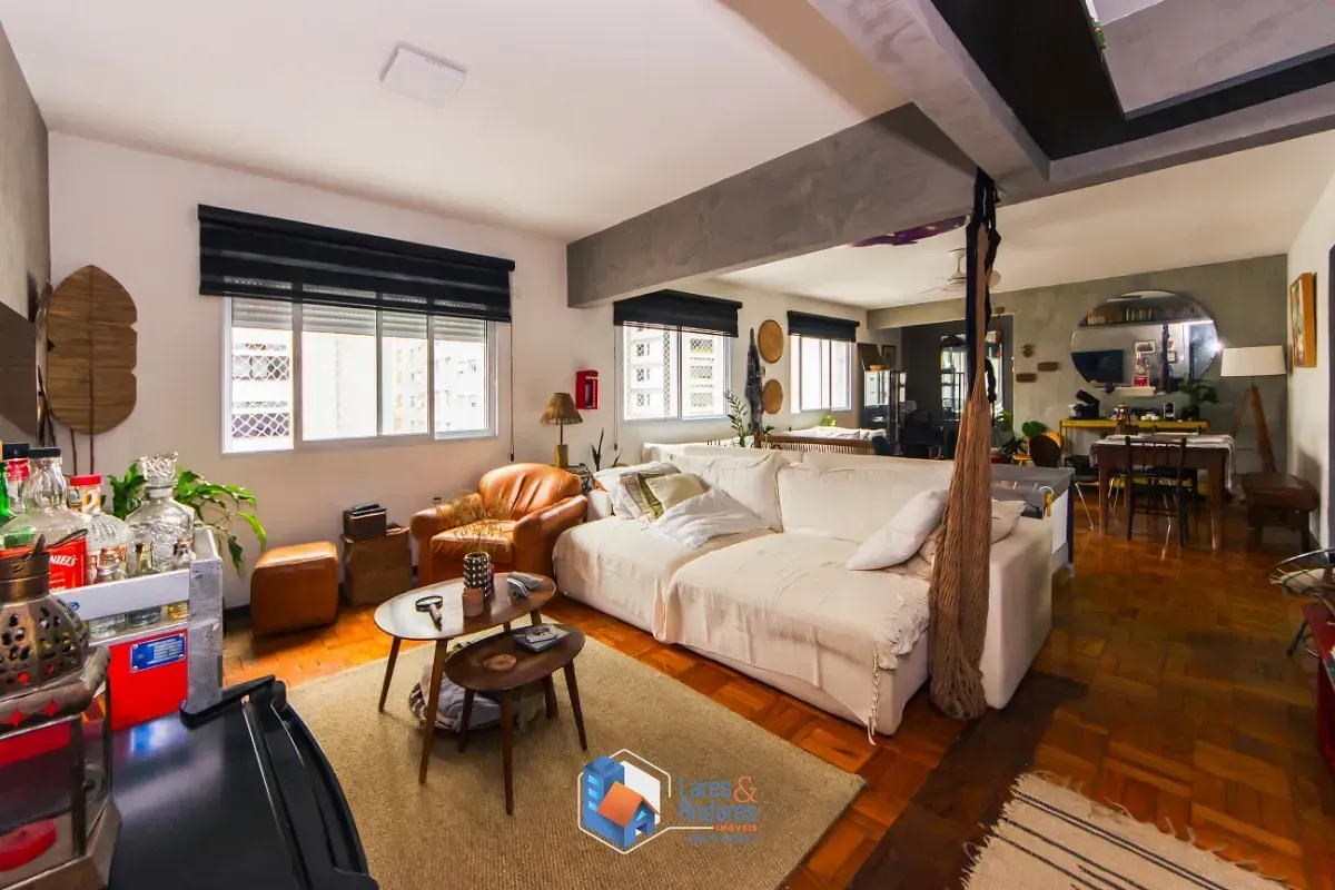Foto do imóvel Apartamento para venda em Cerqueira César com 3 quartos, sendo 1 suíte, 153m² em Alameda Ministro Rocha Azevedo